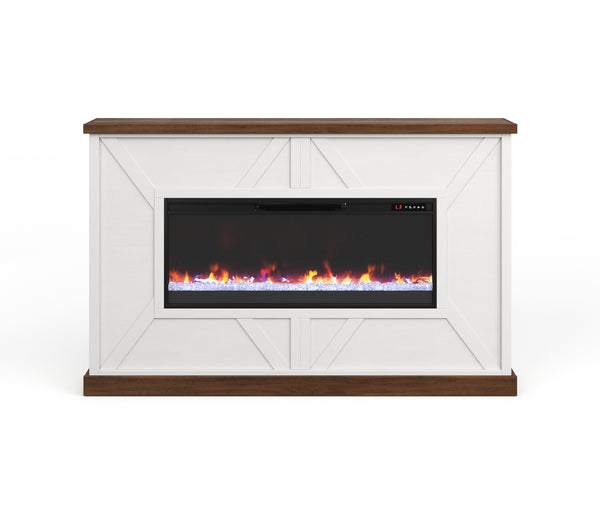 66" Liberty Farmhouse Electric Fireplace Mantel