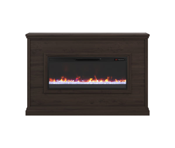 66" Sonoma Transitional Electric Fireplace Java Mantel - Transitional