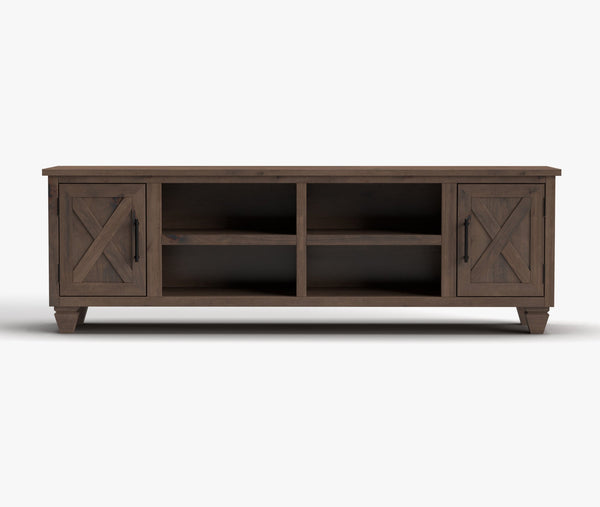 Liberty 78-inch TV Stands Barnwood - Rustic Modern Farmhouse